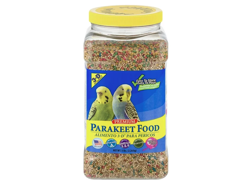 3-D Pet Products Premium Parakeet Food, with Probiotics, 5.0 lb. Stay Fresh Jar, for Daily Feeding - Amado Deals - wholesale and distributors with free shipping in United States 3-D Pet Products Premium Parakeet Food, with Probiotics, 5.0 lb. Stay Fresh Jar, for Daily Feeding - Amado Deals - wholesale and distributors with free shipping in United States